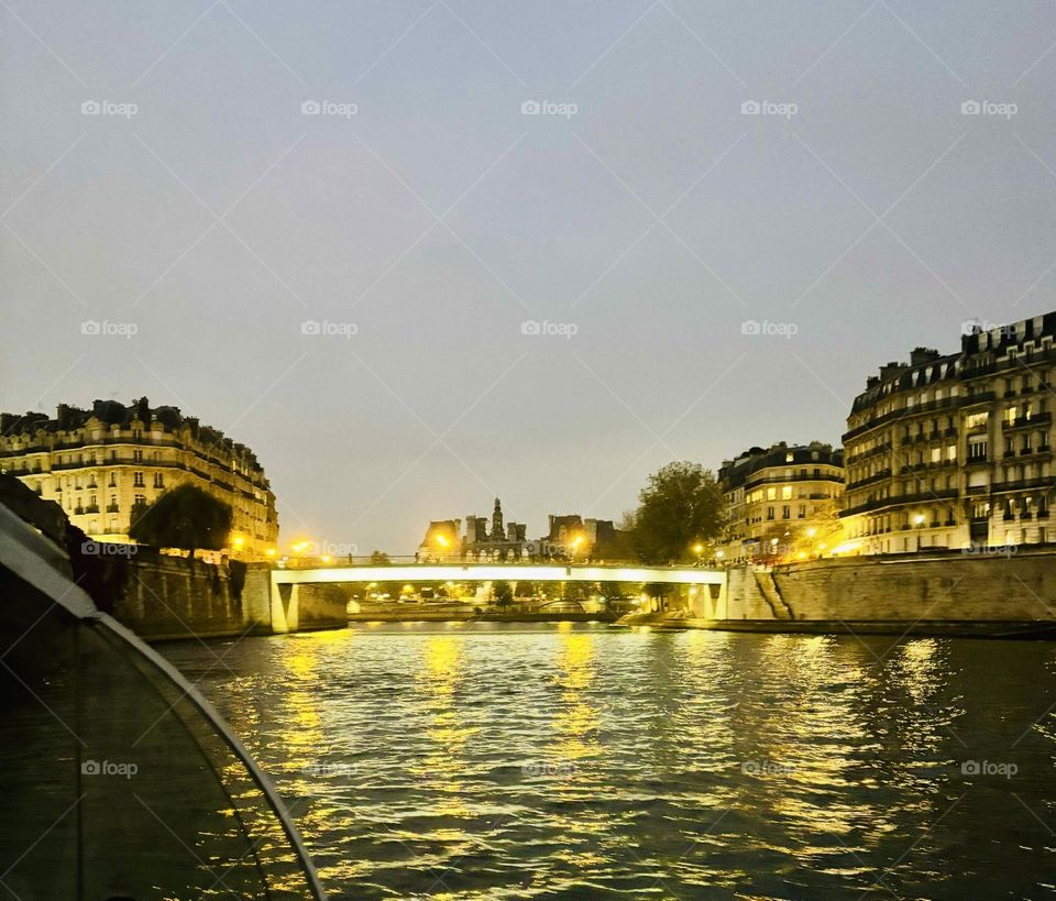 The Pont Saint-Louis as seen from the Seine River.