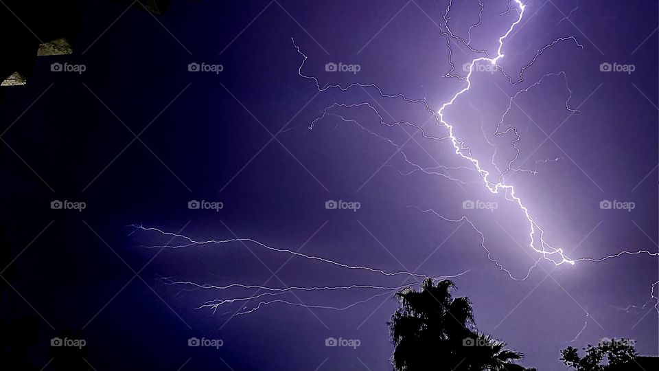 Lightening strikes 
