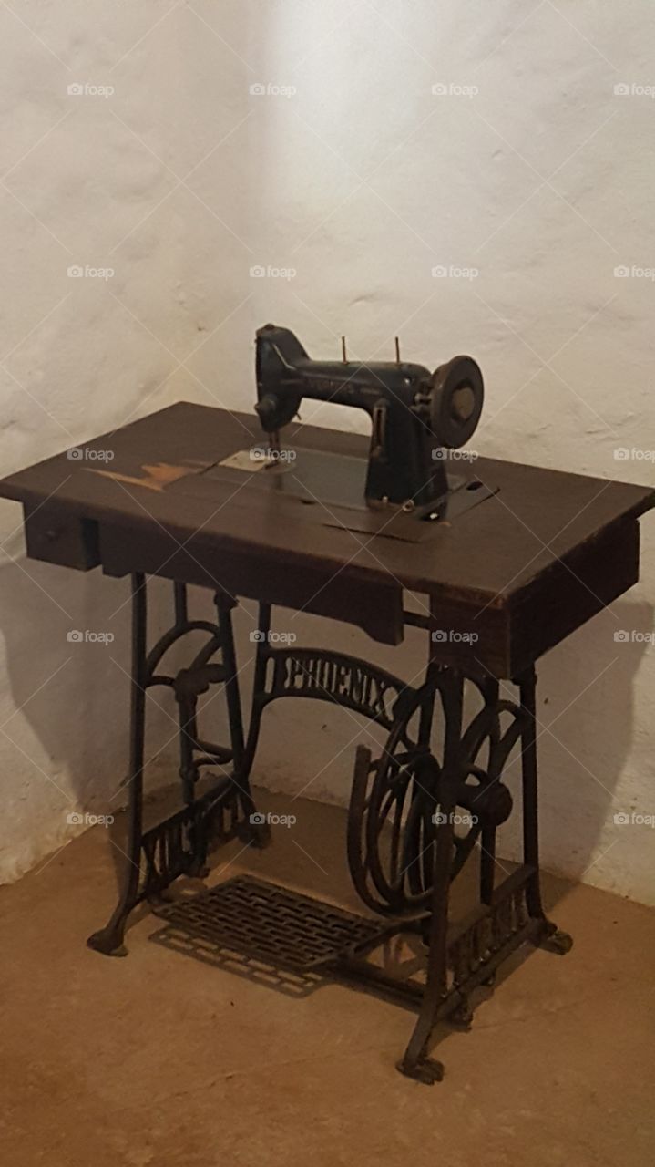 old sewing machine