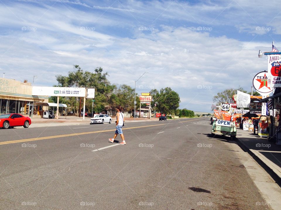 The big historic route66 at Seligman