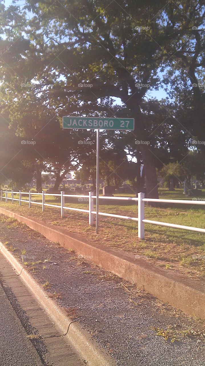 Jacksboro Texas road trip. This is the sign of the beginning of a trip that I took this weekend to Jacksboro Texas