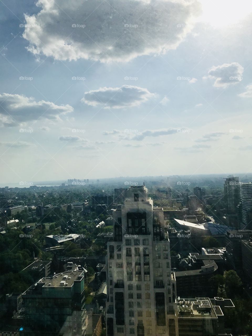 Yorkville Toronto. Amazing view & gorgeous day
