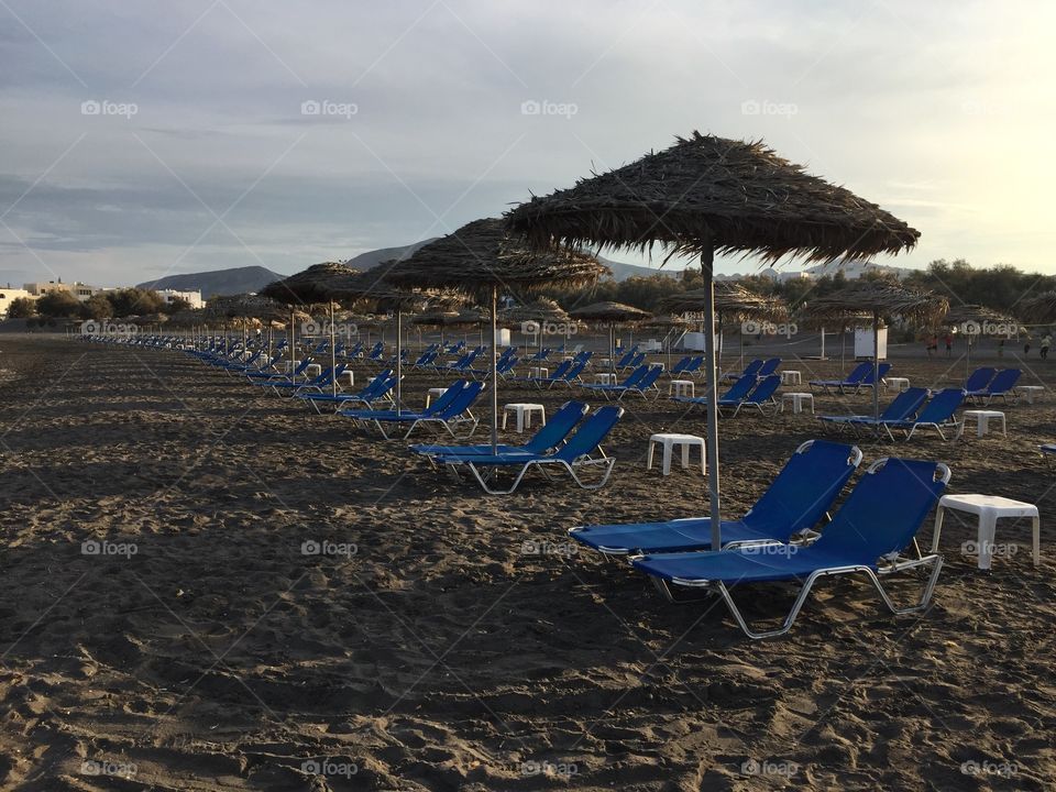 busy day at the beach. 