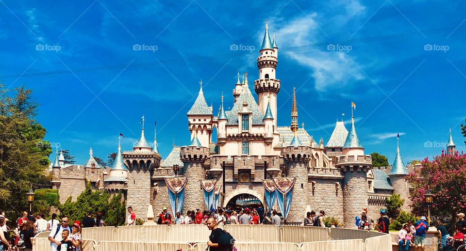 Sleeping Beauty Castle. Disneyland Park. Anaheim, CA
