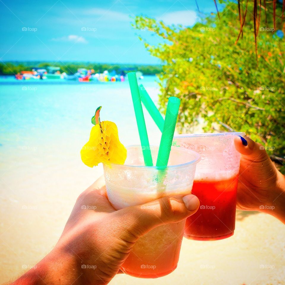 cocktail at the beach