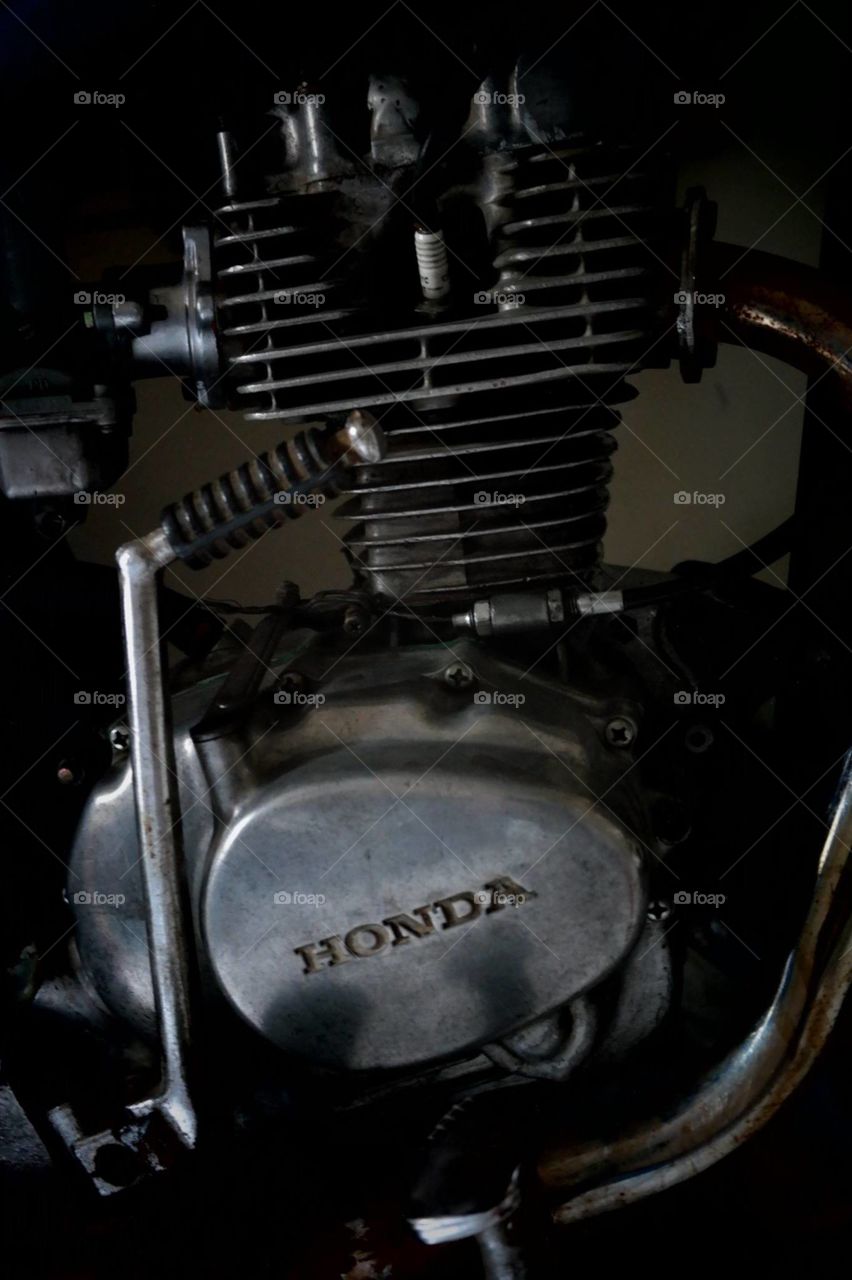 dark engine CB125 cc