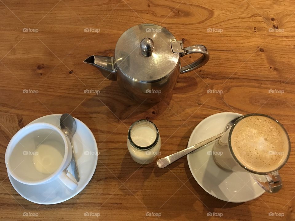 Love this as my tea was served with my milk in a small milk bottle, re-enacting the almost defunct glass milk bottle.