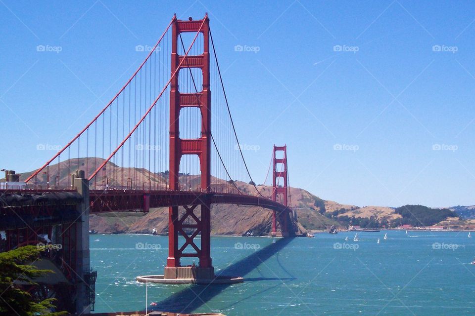 The golden gate bridge