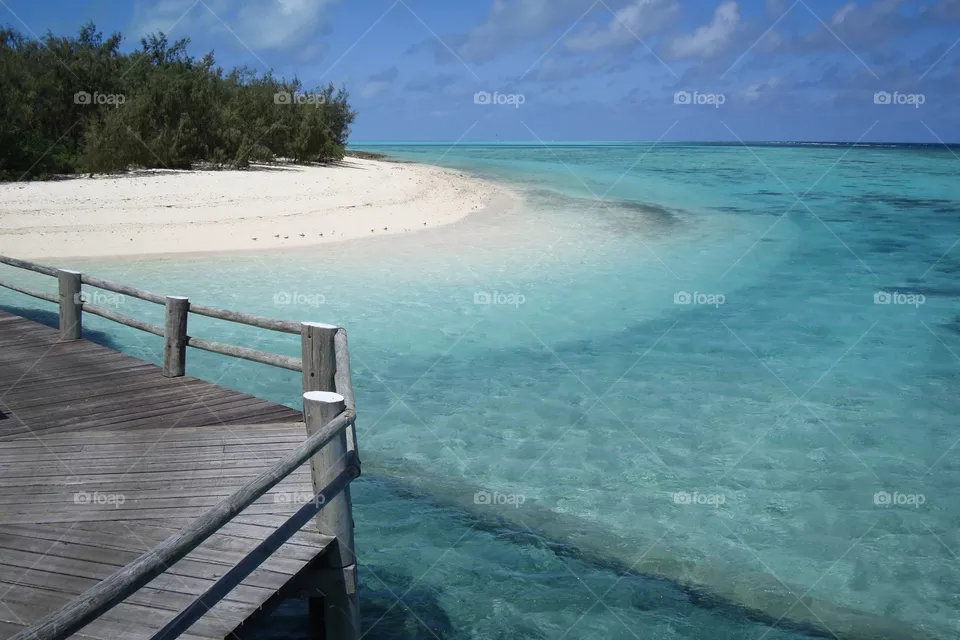 Beautiful place of beach