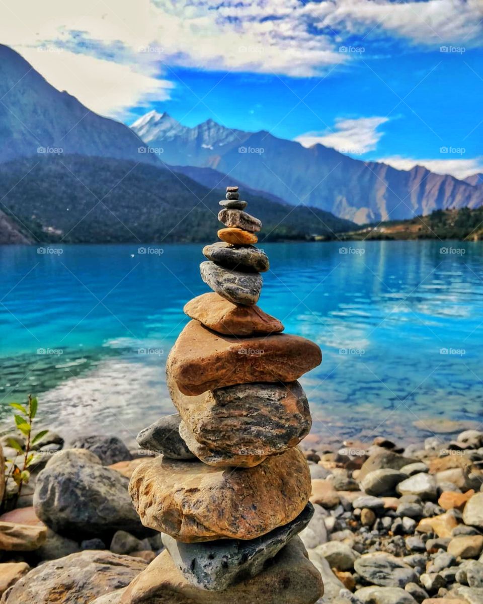 Part two of my stacking stone series. It can really be meditative especially when the location is this serene.