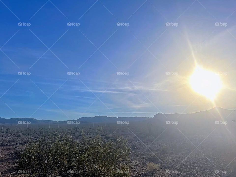 Desert Evening Sun