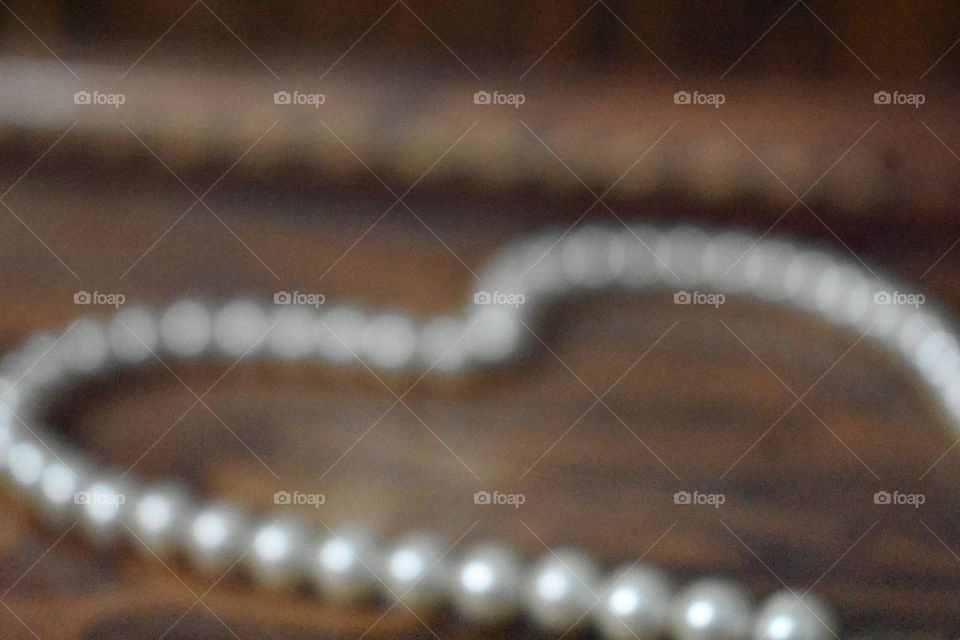 Faded Perl Heart - Abstract