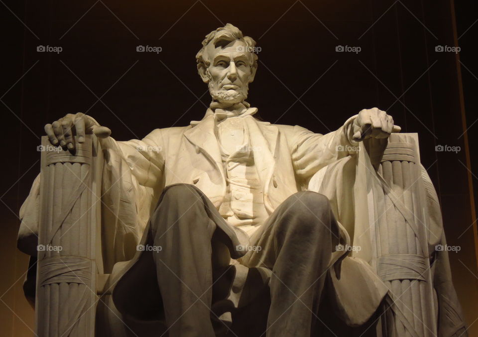 Washington DC, District of Columbia, Abraham Lincoln, Lincoln Memorial, Freedom, Union, Civil War, DC, US President, Brave, Committed, Right, Equality, Justice, American Statesman, Abolition of slavery