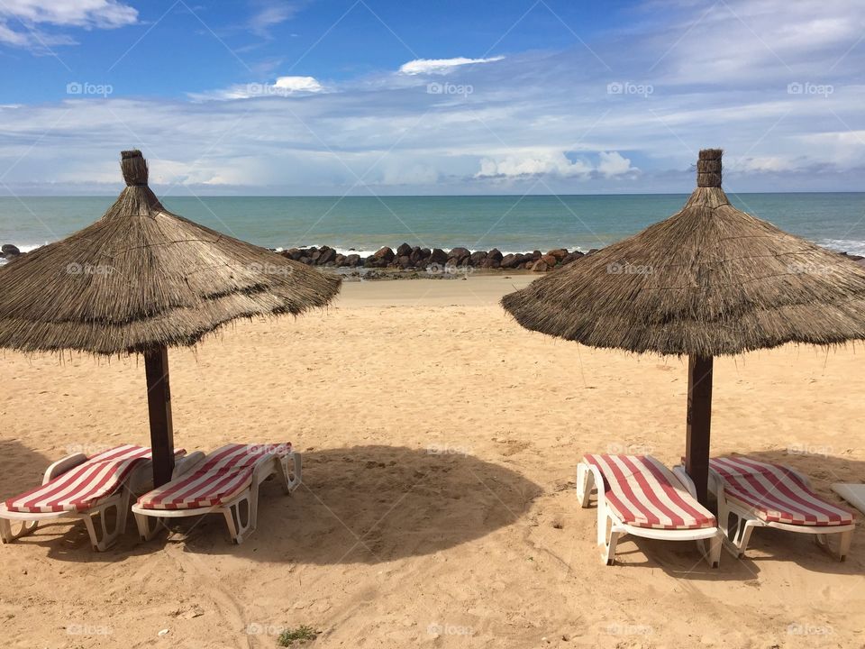 View of an empty beach