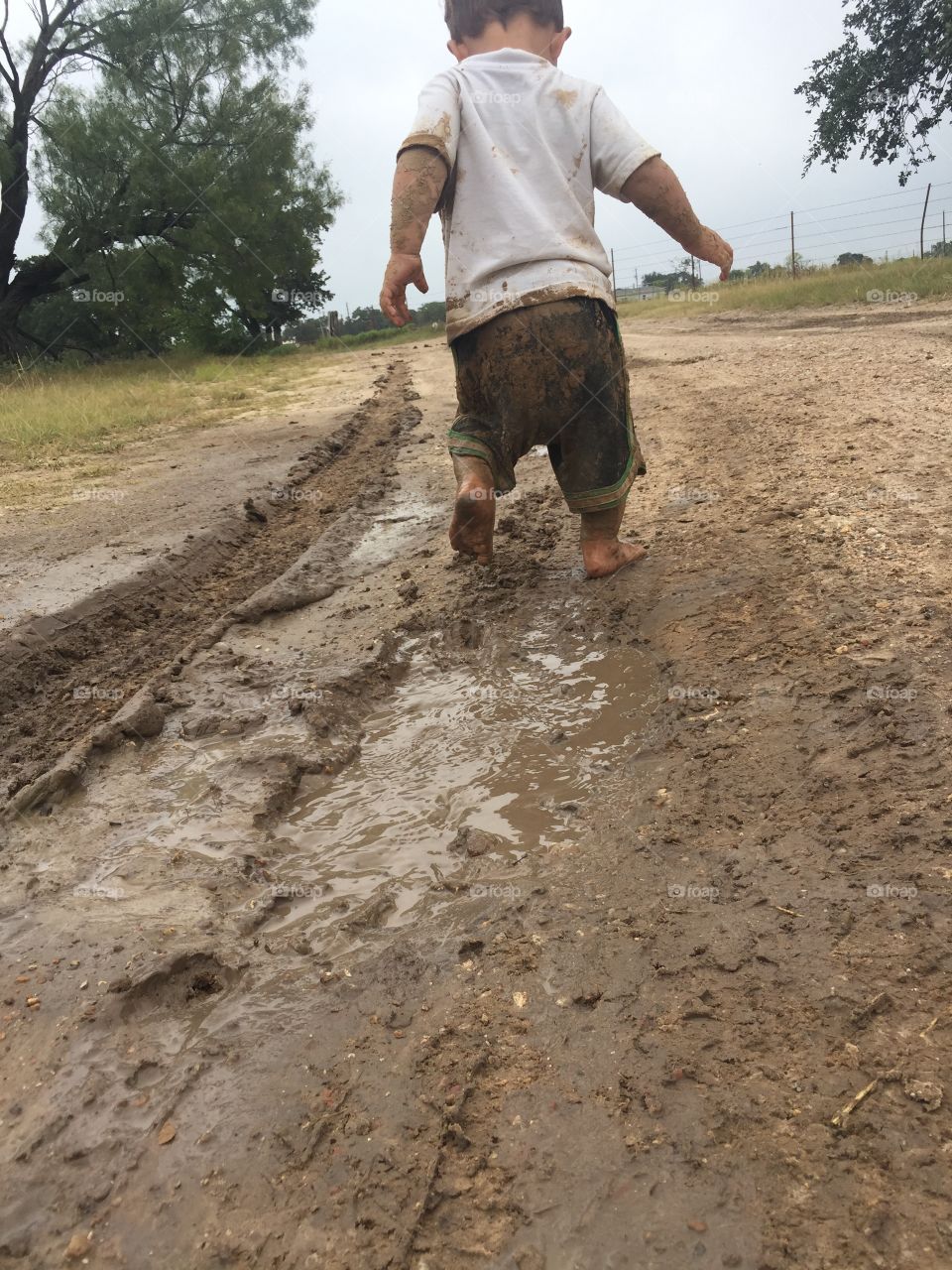 A walk in the mud