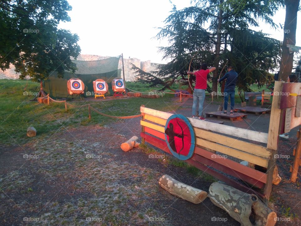 Shooting range in Kalemegdan