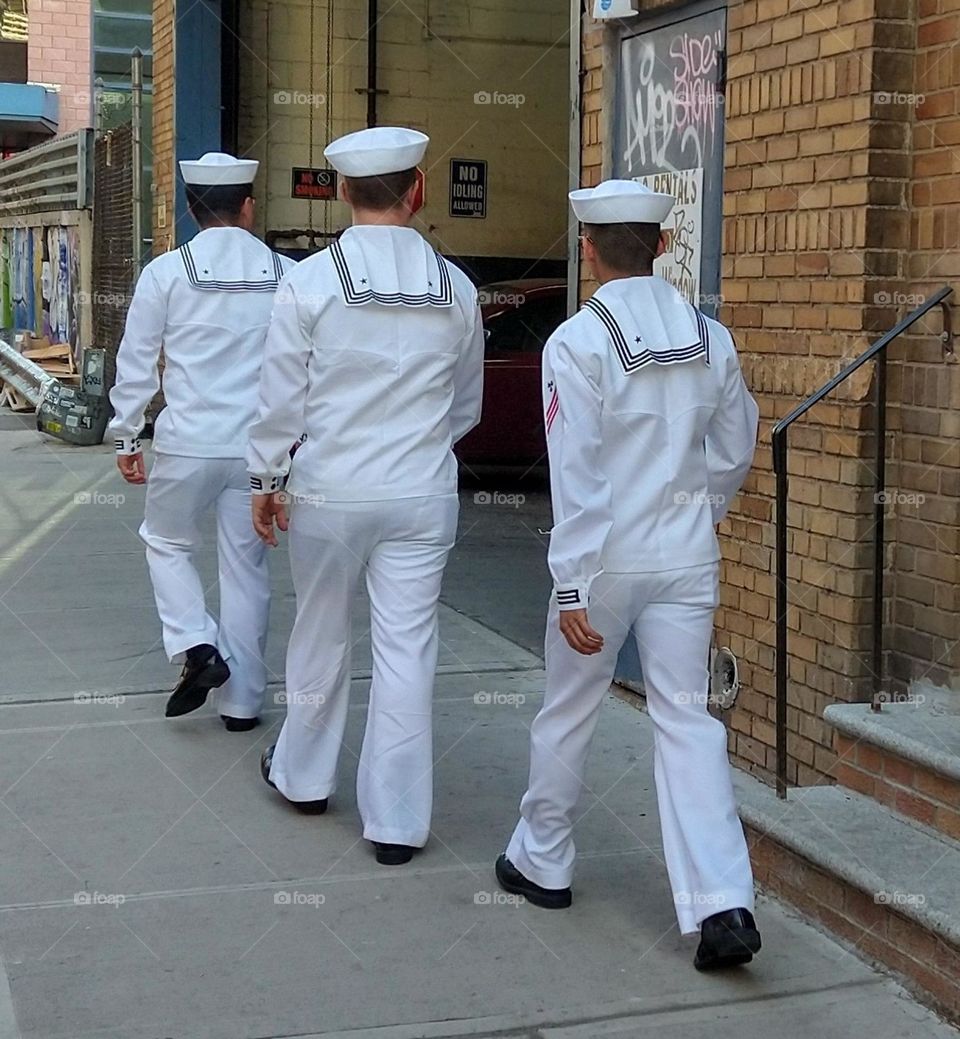 Walking Sailors NYC