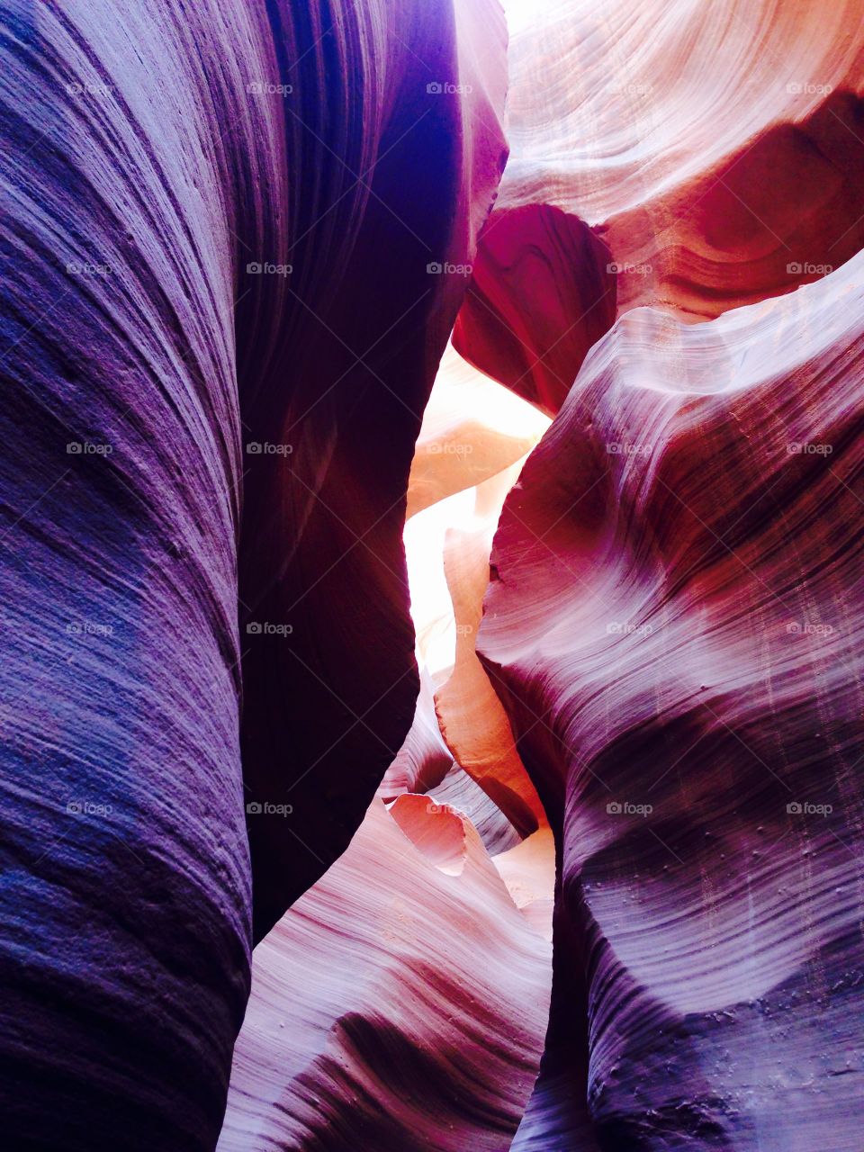 Lower Antelope Canyon in Page, AZ