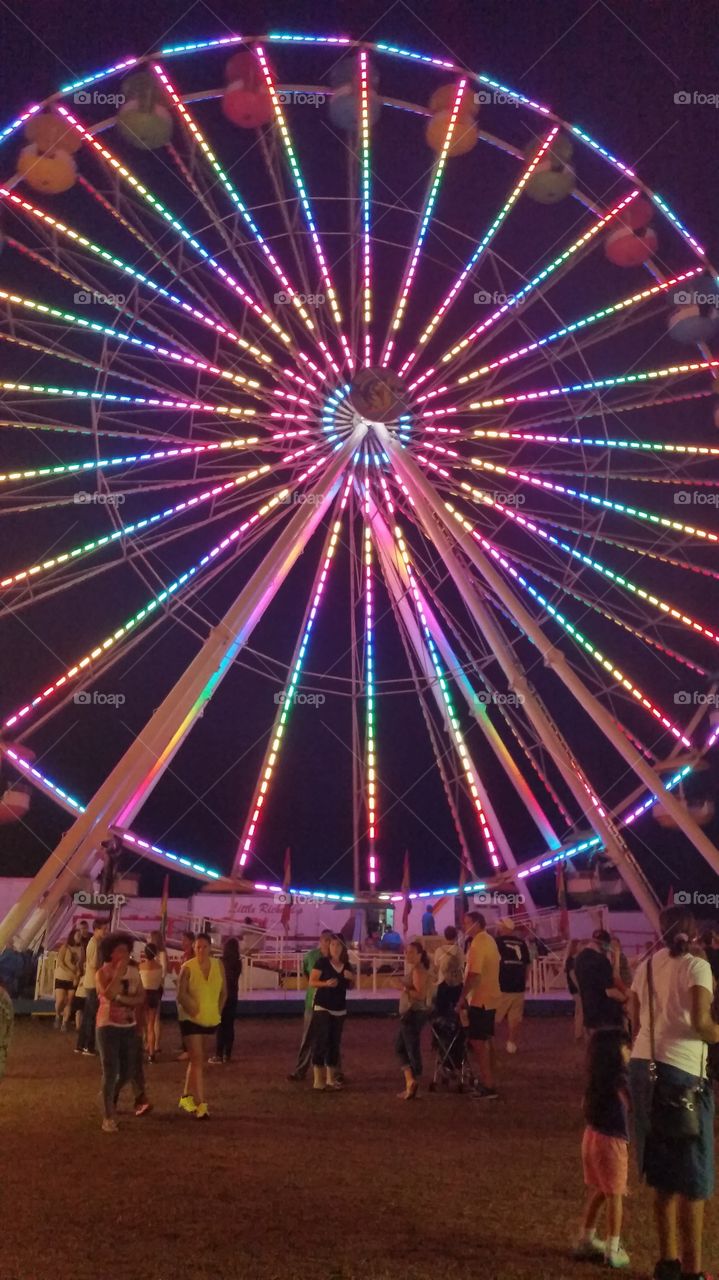 Ferris Wheel at County Fair