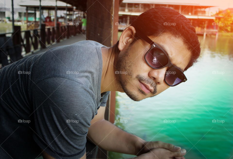 Portrait of a stylish man