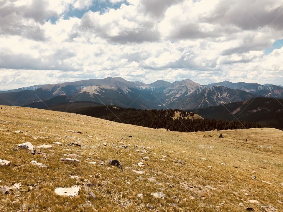The highest point in the Land of Enchantment (Wheeler Peak, NM)