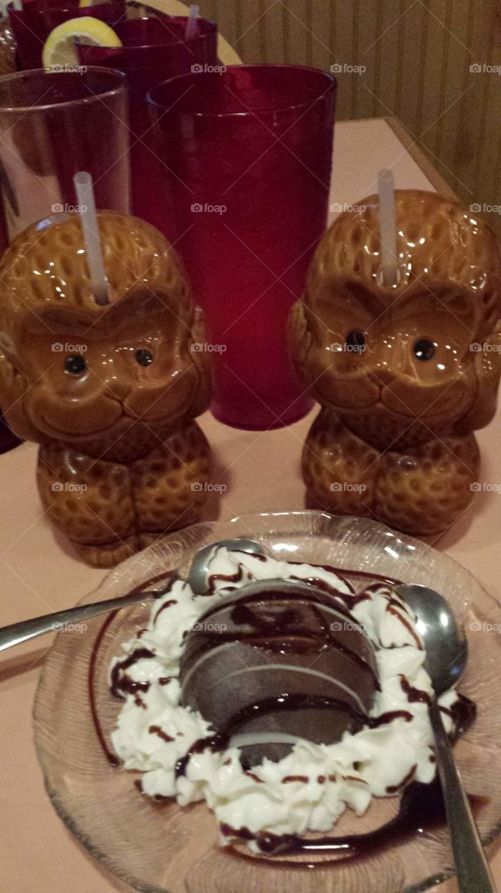 drinks and dessert kind of view