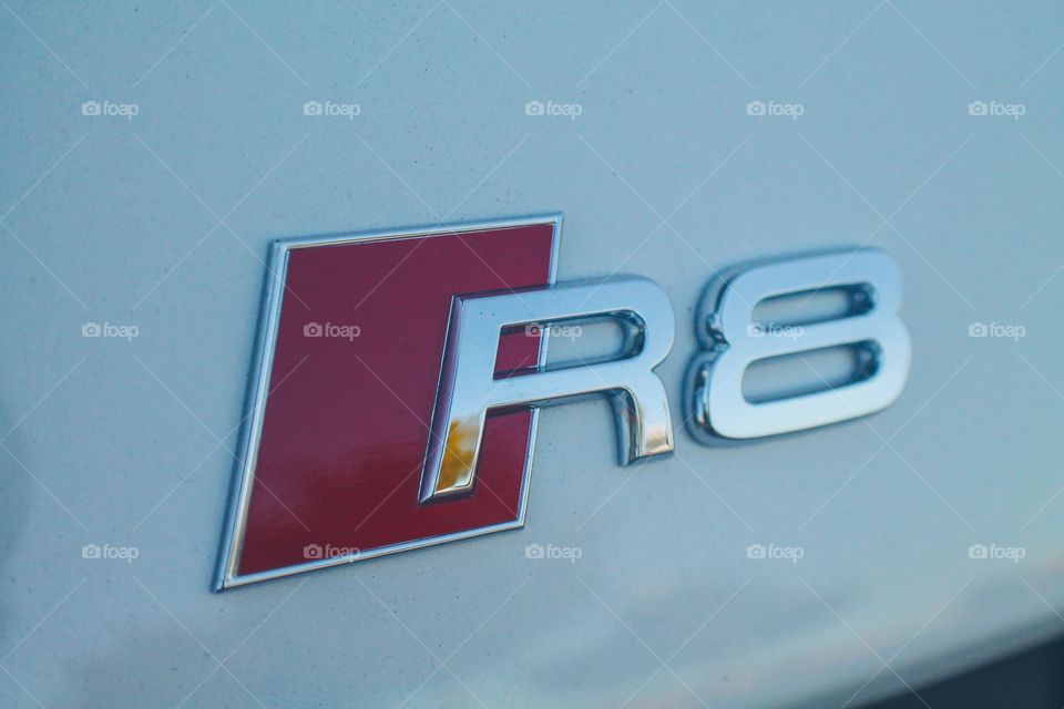 Audi R8 Rear Badge