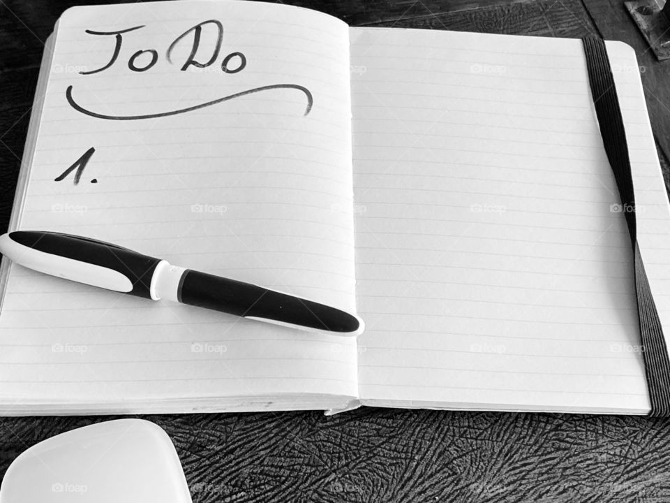 Todo - making a plan for the day in Homeoffice 