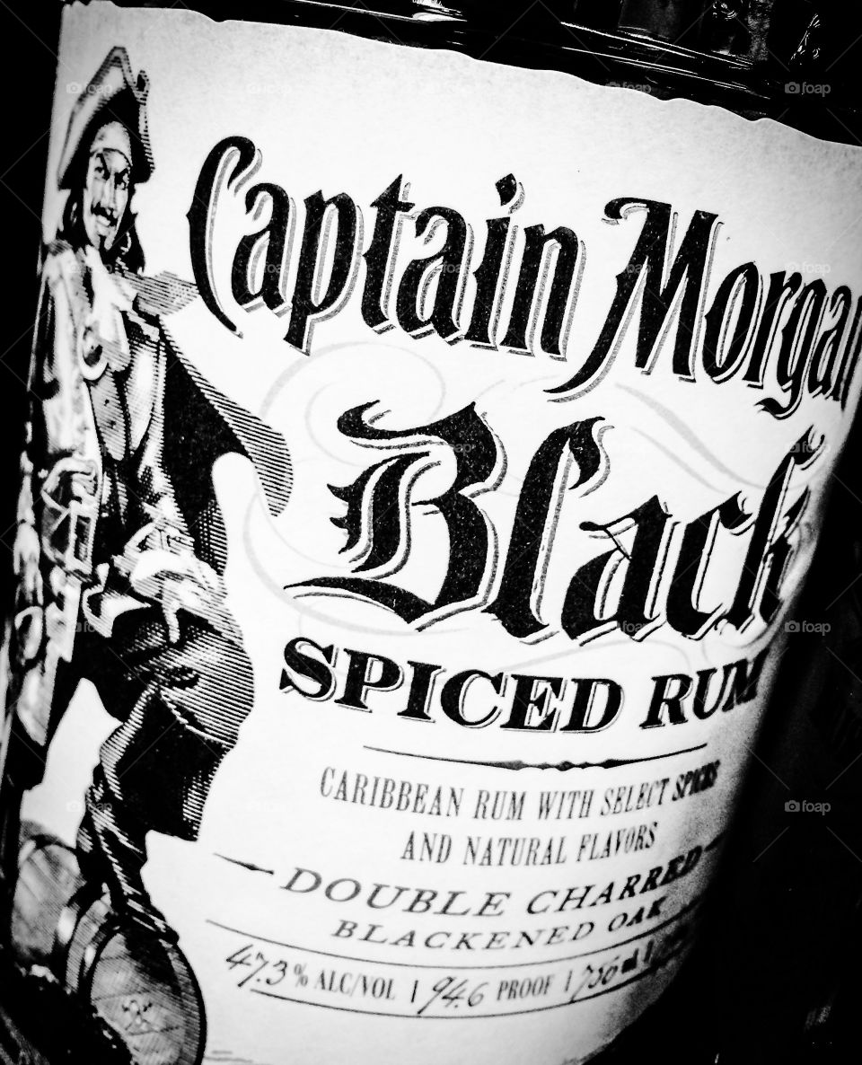 Captain Morgan Spiced Rum. Sit back, relax and have a sip. 