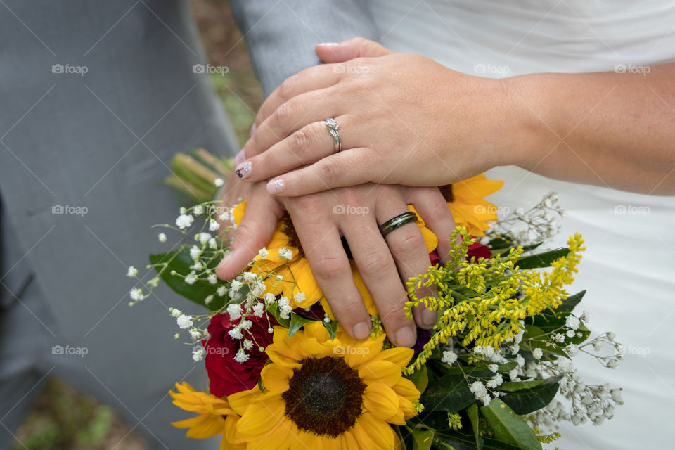 Flowers Hands and Rings