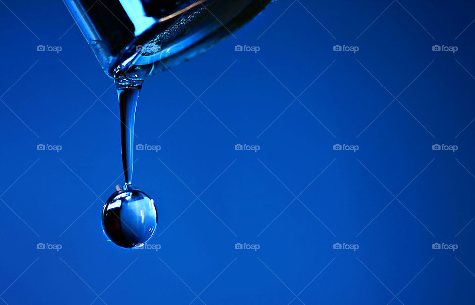 blue water drop -  frivera