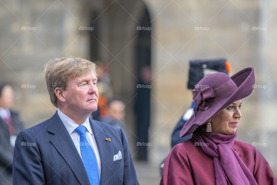 King Willem Alexander And Queen Maxima At The Dam Square Amsterdam Th