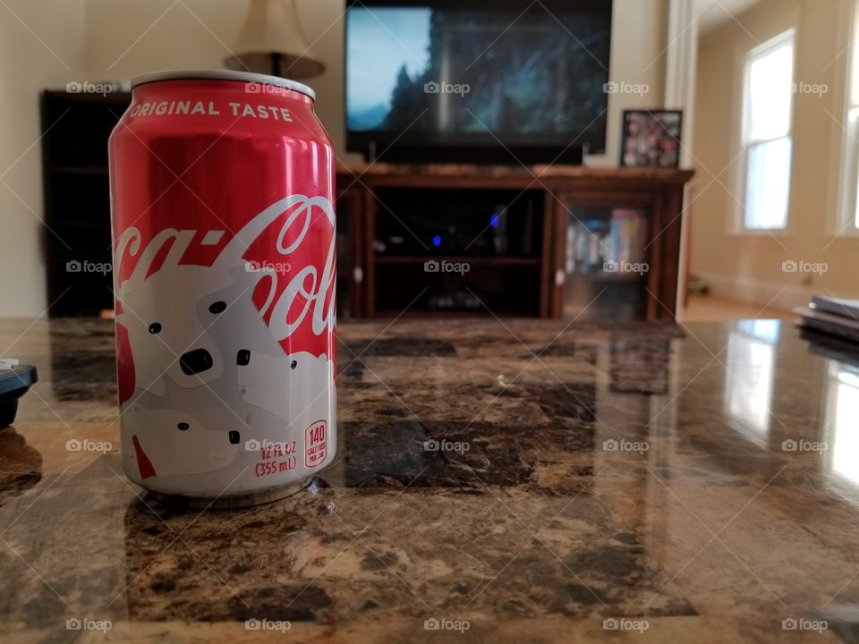 coke and tv in the morning.