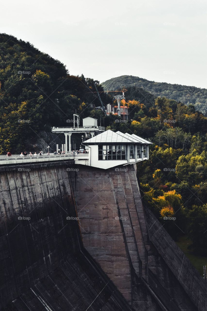 The dam at the Solina lake