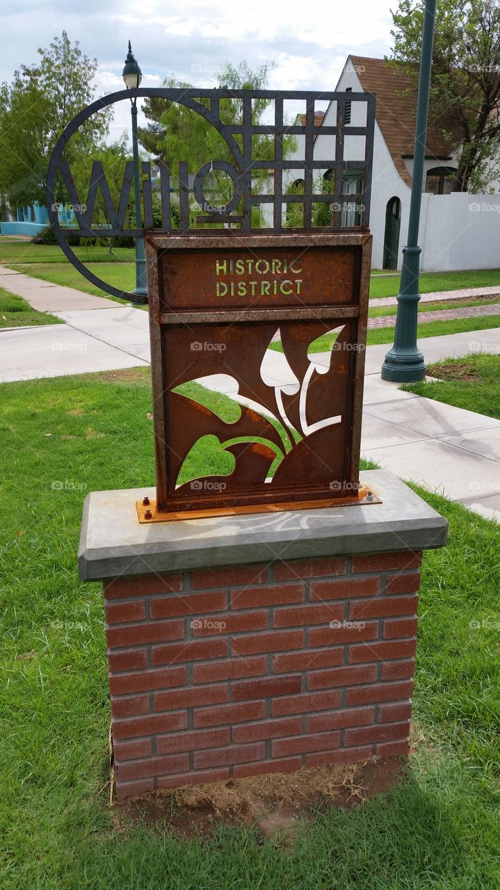 Willo Historic District Sign