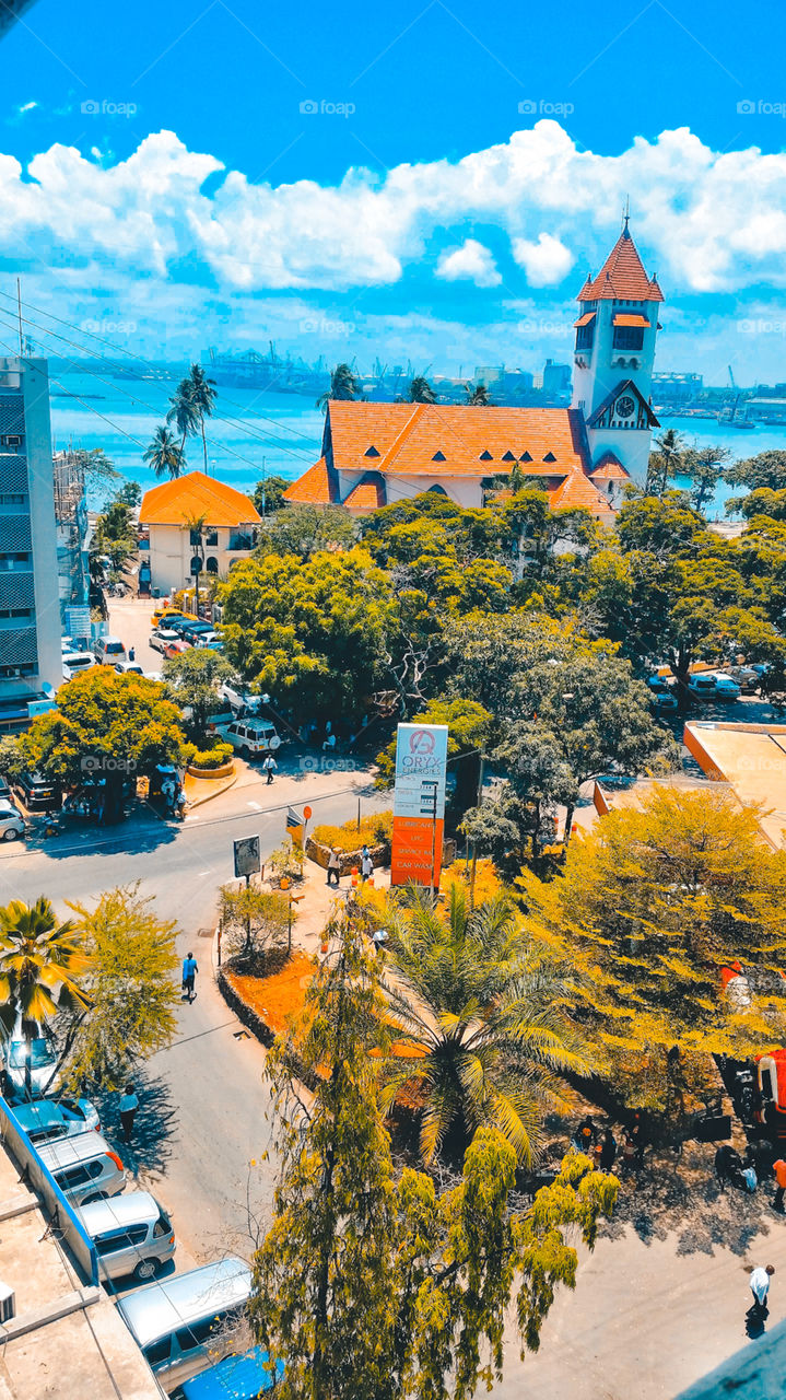 Part of the Tanzania city which is really beautiful and unique.
