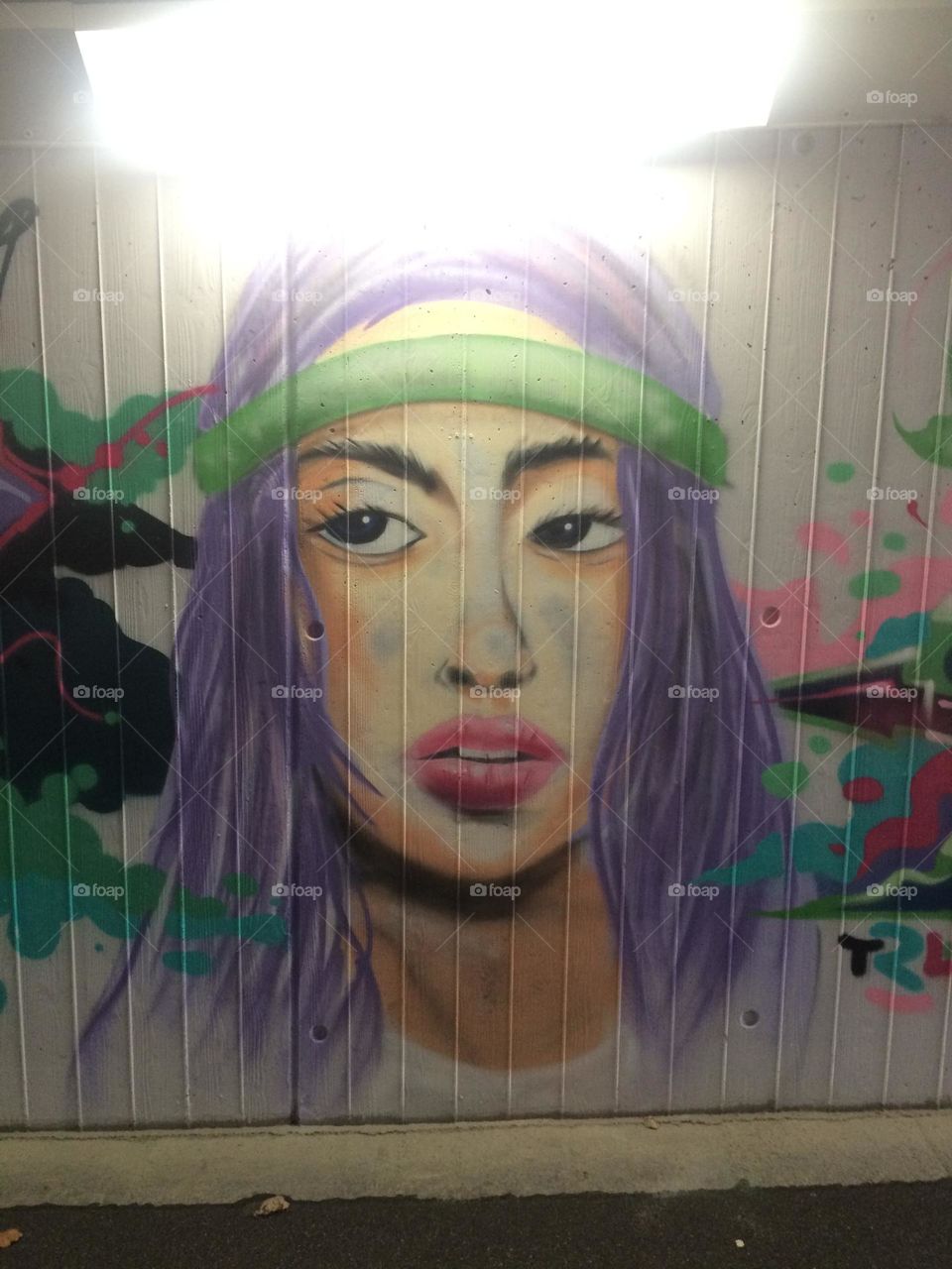 graffiti surrounding 