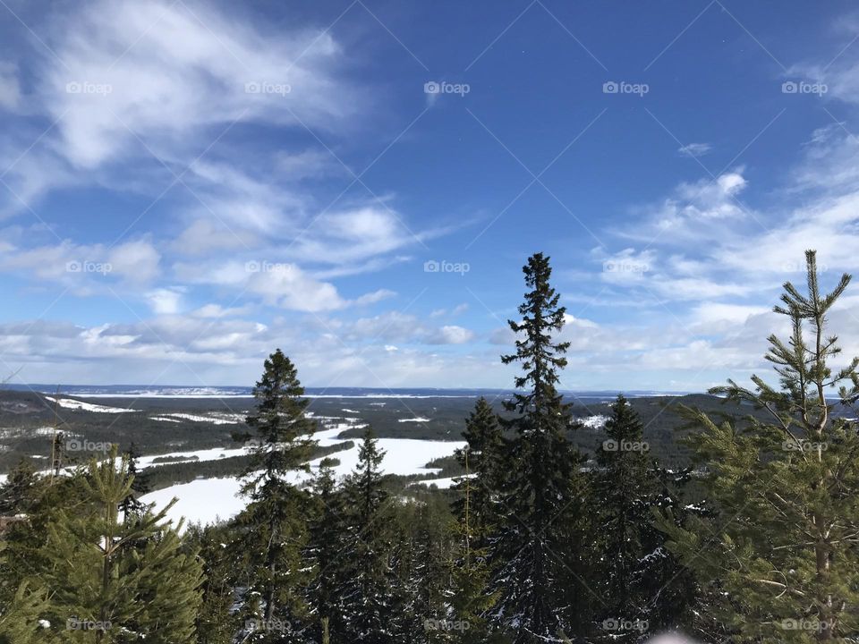 Winter landscape, Dalarna Sweden