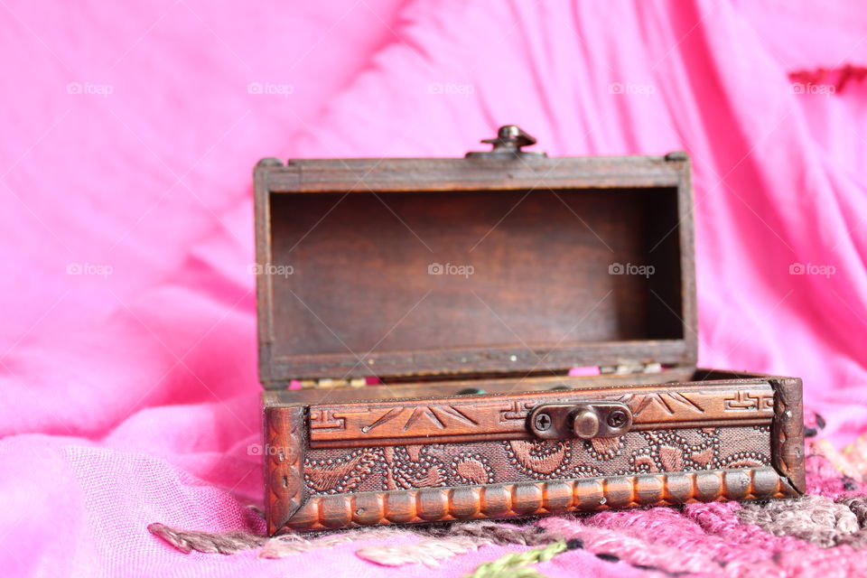 wooden treasure chest