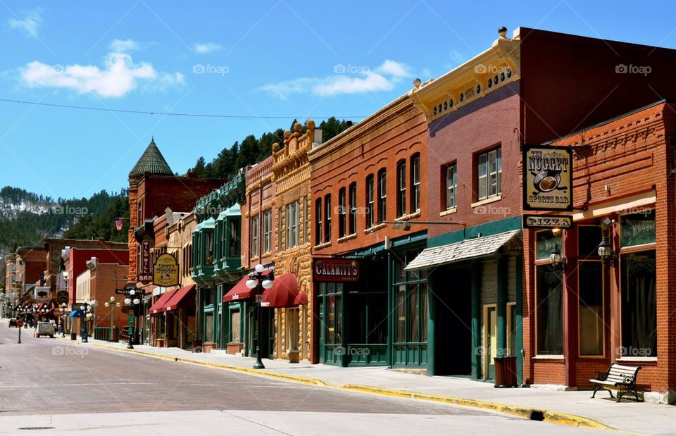 Deadwood South Dakota street view