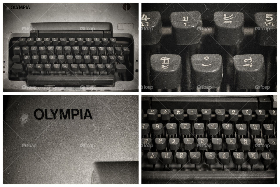 Old typewriter