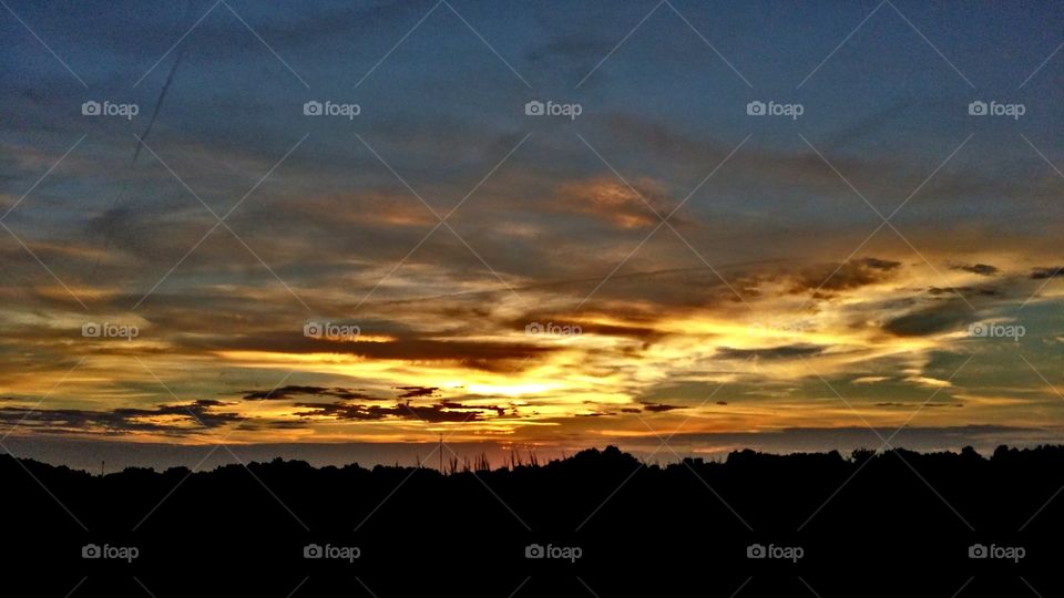 Sun set Nashville Tennessee