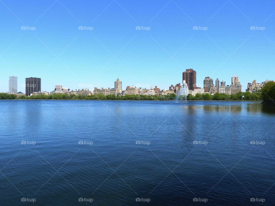 reservoir. central park reservoir