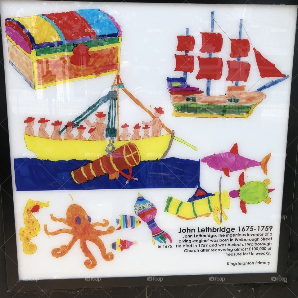 This one is focused on John Lethbridge who invented the diving engine, which resulted in over £100,000 pounds worth of buried treasure.