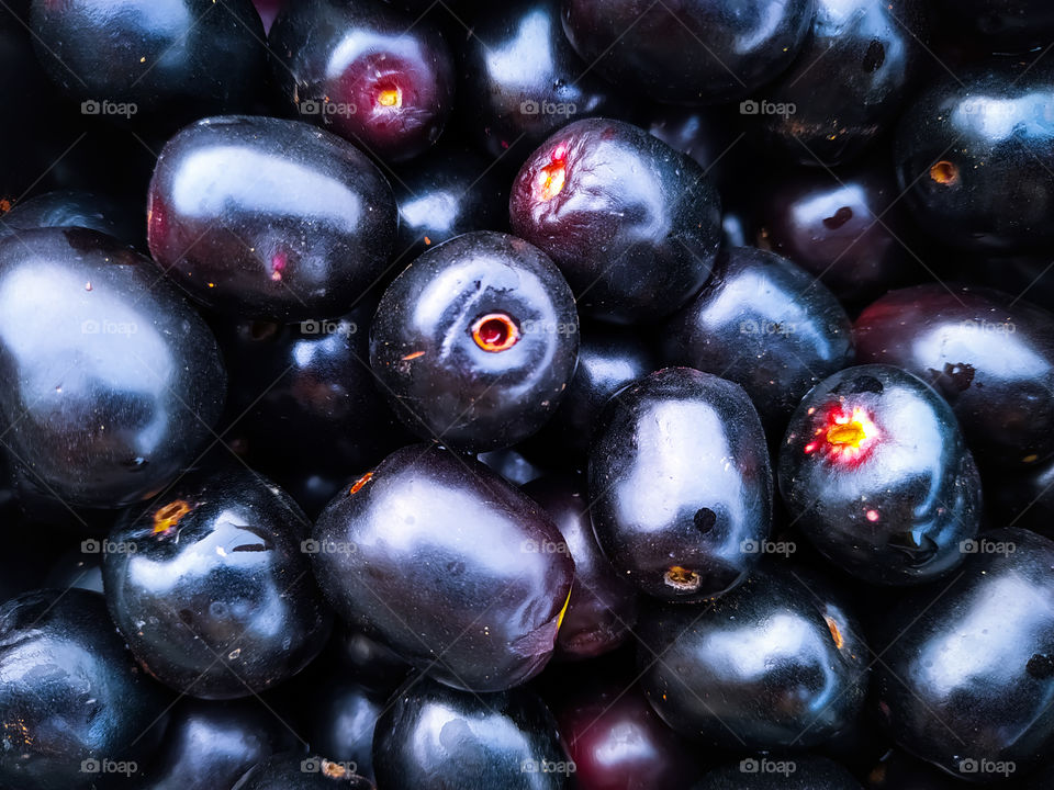 The texture of the blueberries.Blueberry background.Forest blueberries