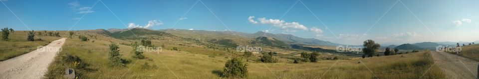 Gramozi mountain panorama