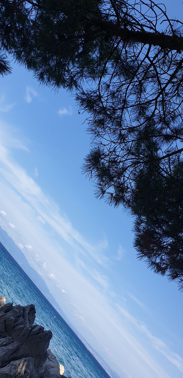 blue sky and sea