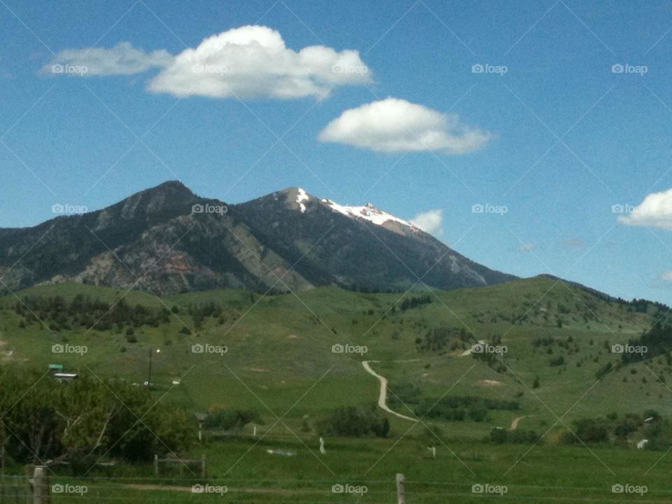 Sunny day in the mountains