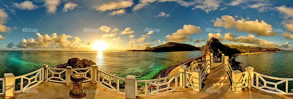 Panorama View of the beach.!