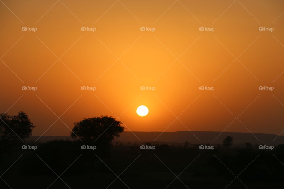A Sunset From Sindh
